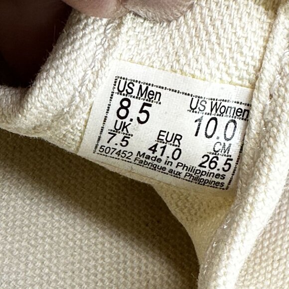 Vans Style 93 Women's size 10 Ivory Casual Canvas Shoes - Picture 8 of 8